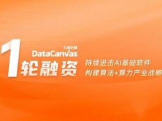 人工智能基础软件公司九章云极 datacanvas 完成 d1 轮融资